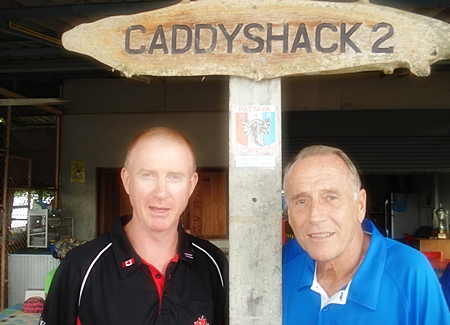 Paul Ovens on the left with Dale Murphy on the right.